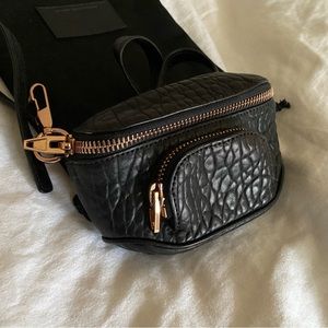 Alexander Wang Dumbo Pebbled Leather Mini Fanny Pack Waist Bag